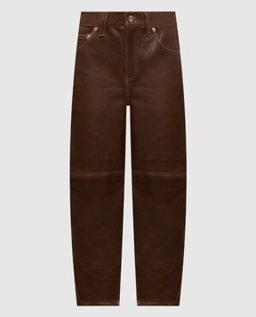 Simkhai Waldon brown leather pants 4254104V