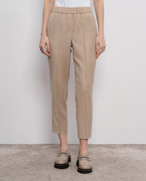 Peserico Beige wool pants A0407203359