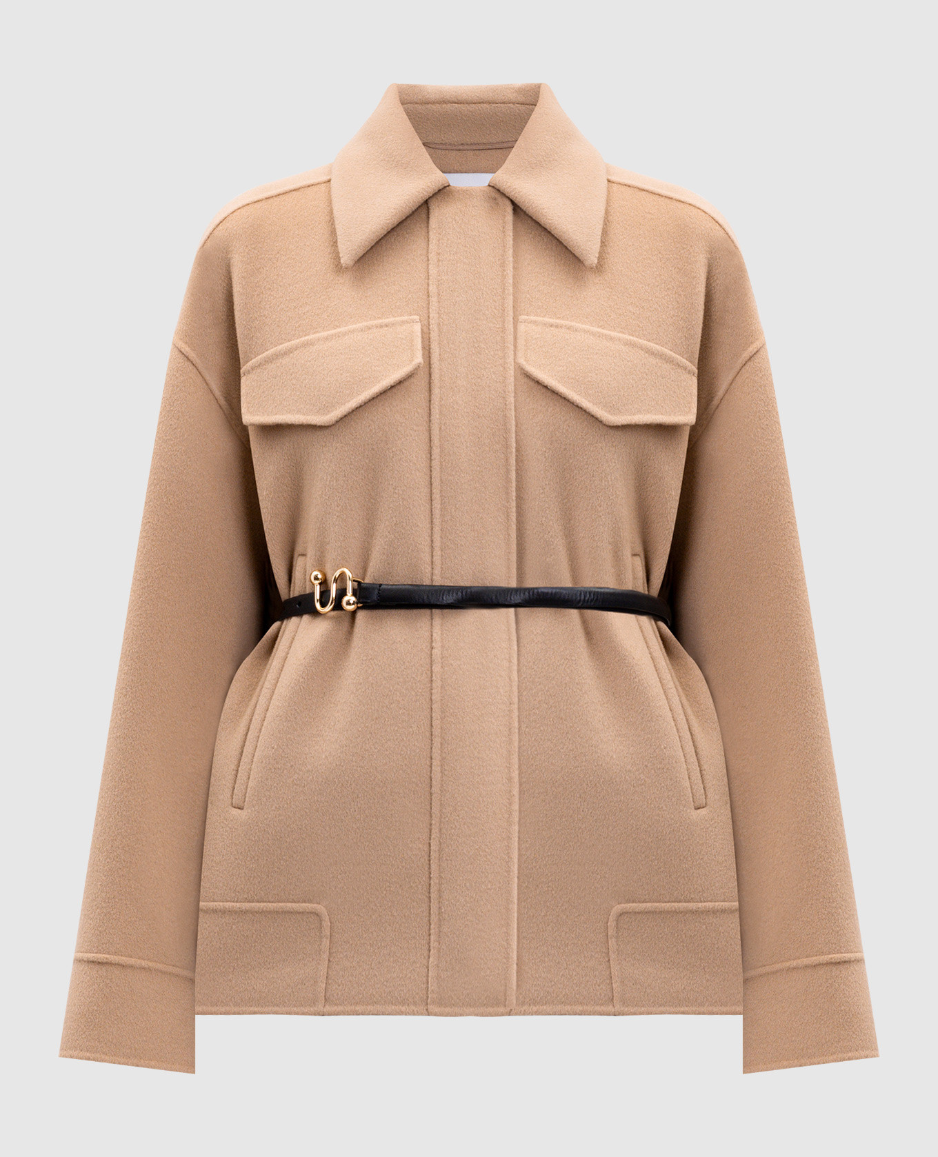 Beige CANTORE wool jacket Max Mara Sportmax