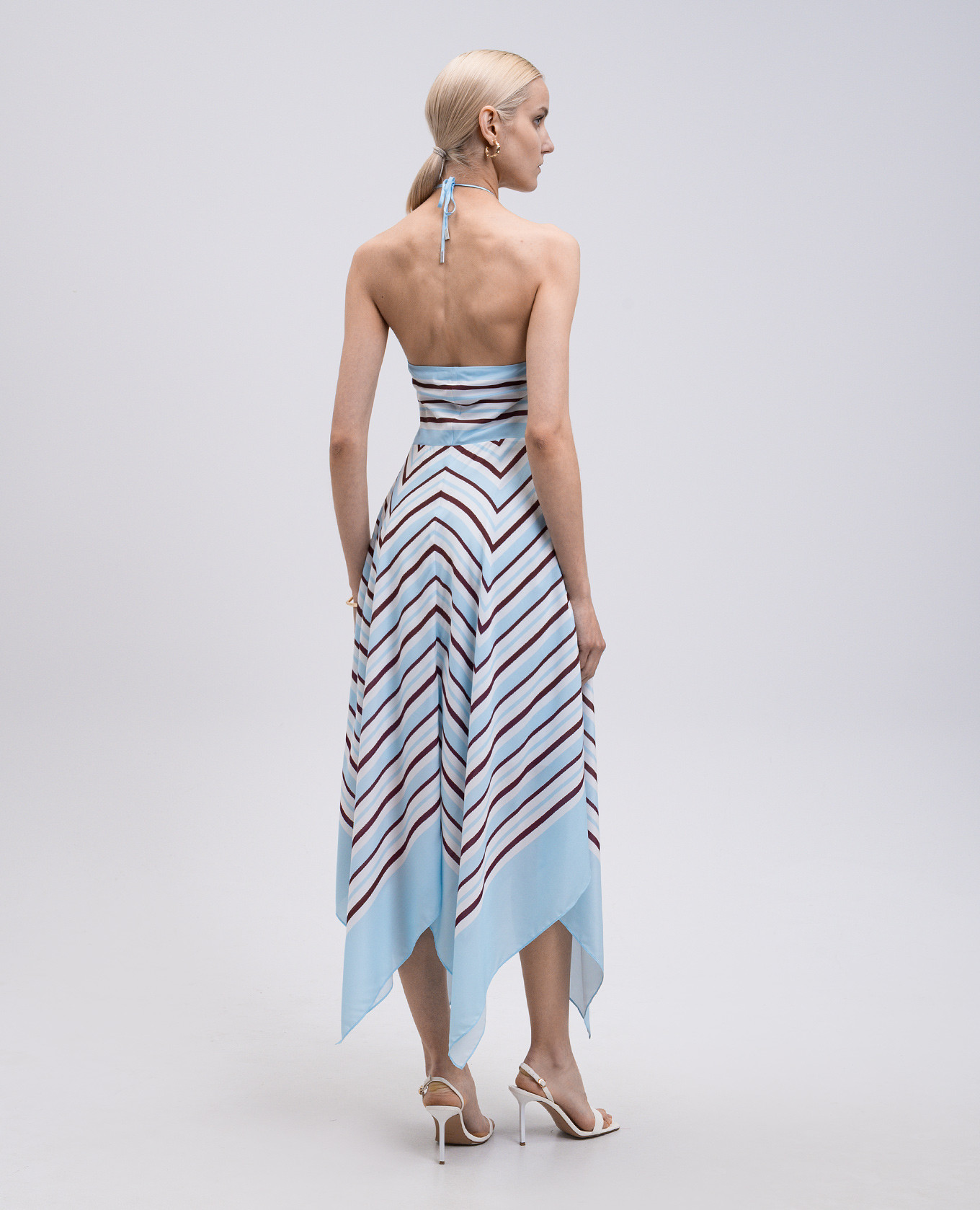 

Blue midi dress with silk Simkhai, Light blue
