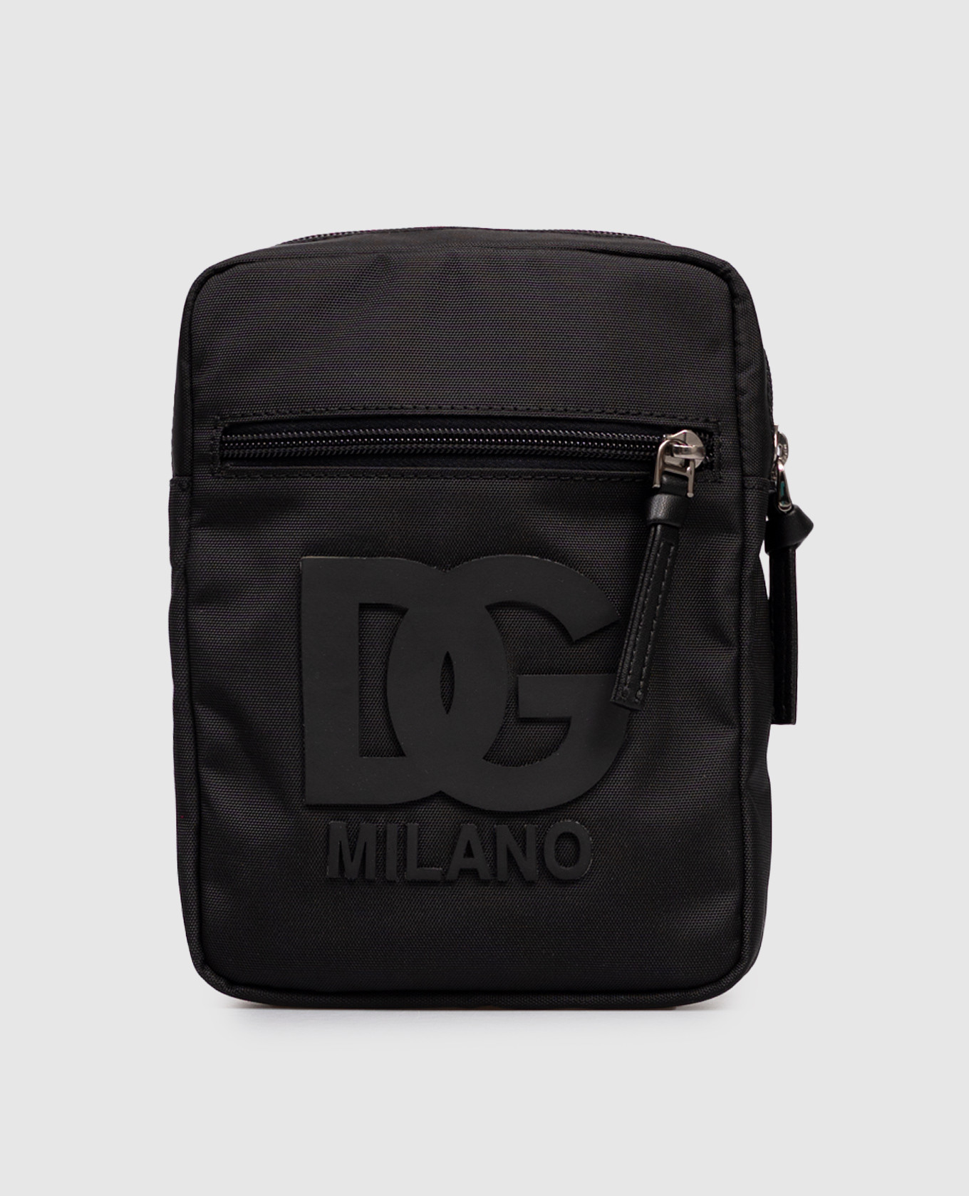 

Children's black bag with textured DG logo monogram Dolce&Gabbana