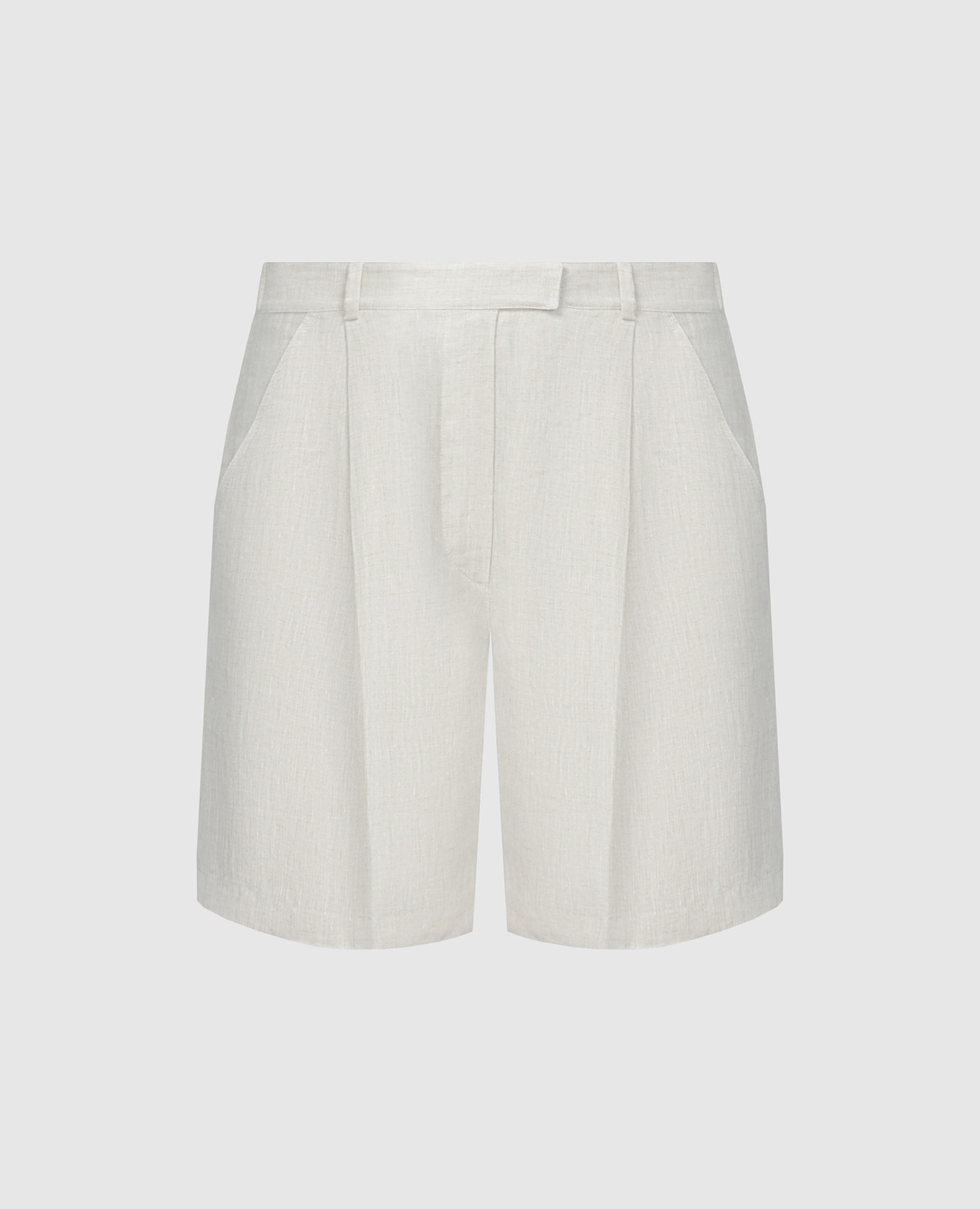 

Beige linen shorts Brunello Cucinelli