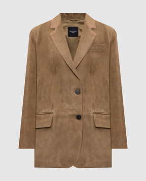 Max Mara Weekend Brown suede jacket ROLANDA ROLANDA
