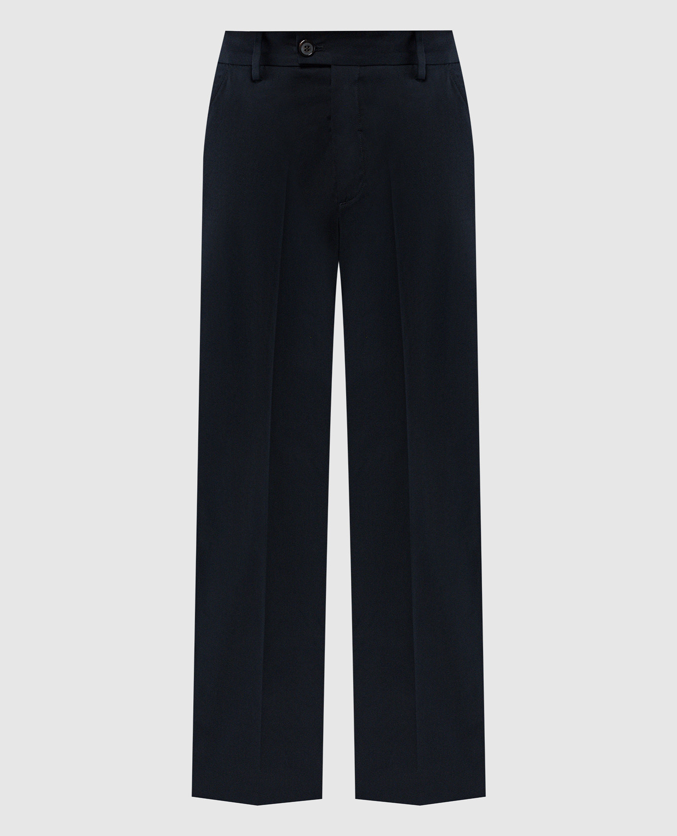 

Blue pants with logo patch Alexander McQueen
