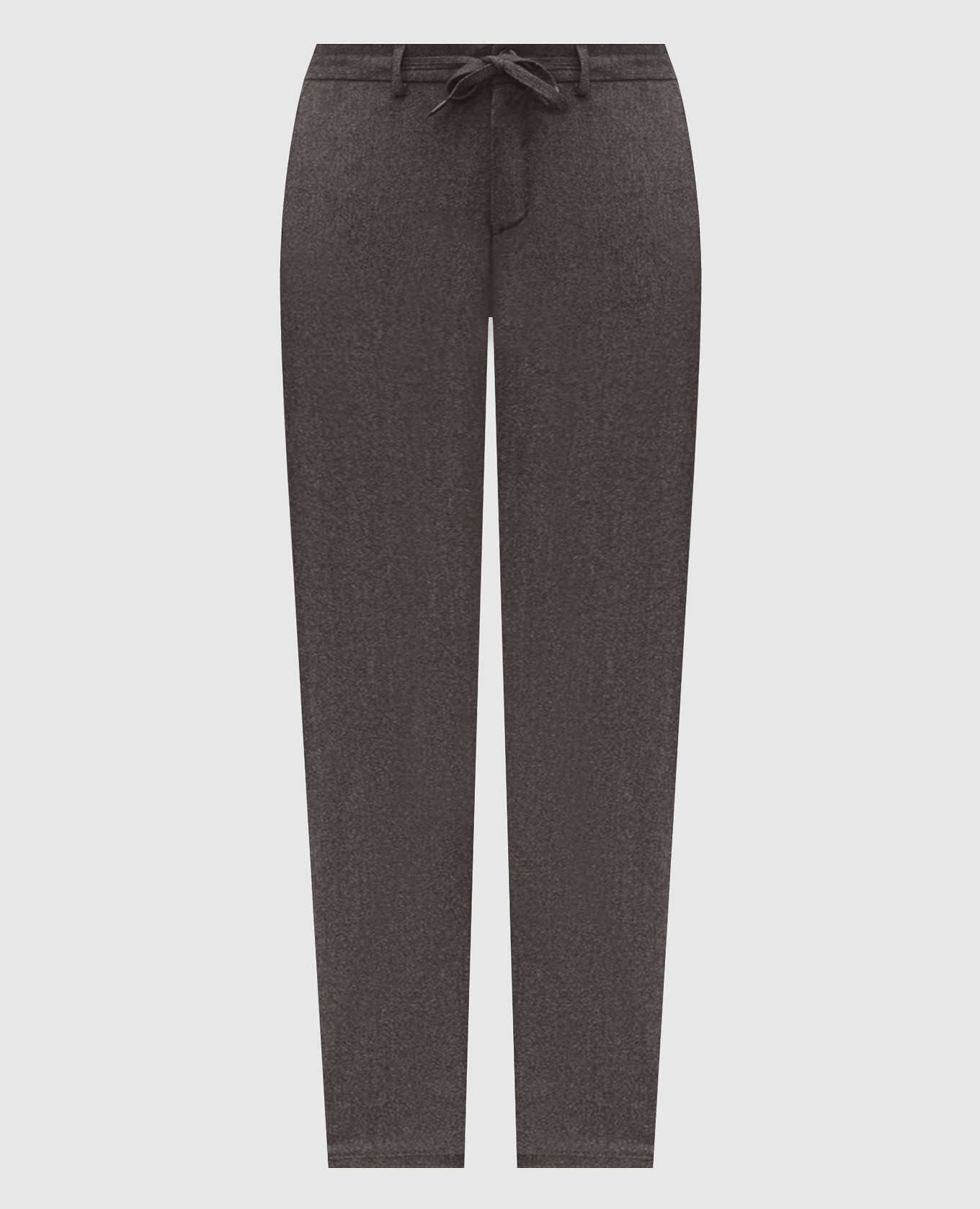 Brown wool pants Canali