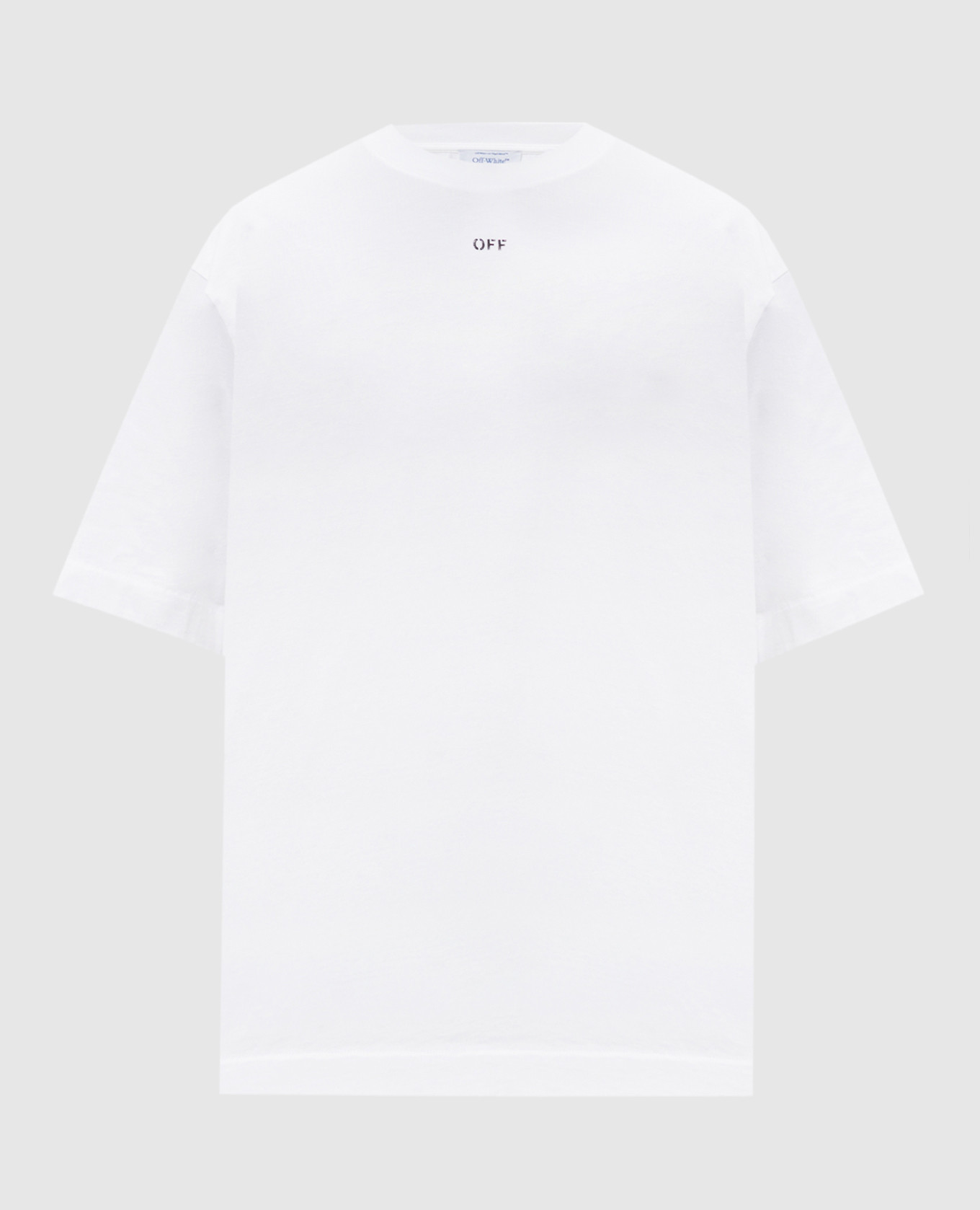 

White T-shirt with Vibe arrow print Off-White