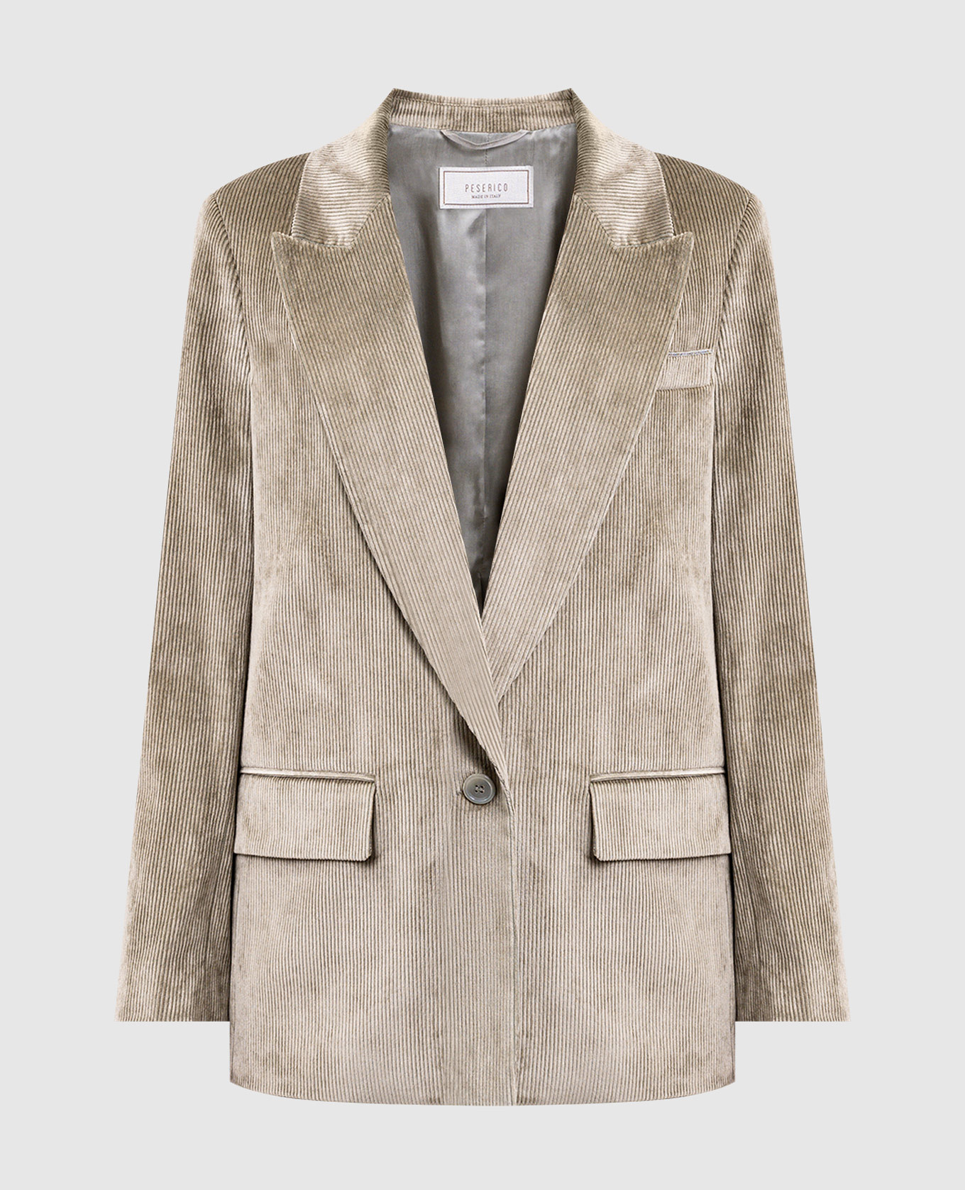 Khaki corduroy jacket Peserico
