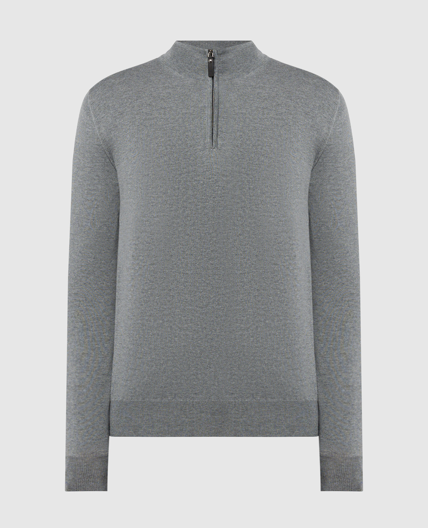 

Gray melange wool jumper Canali, Grey