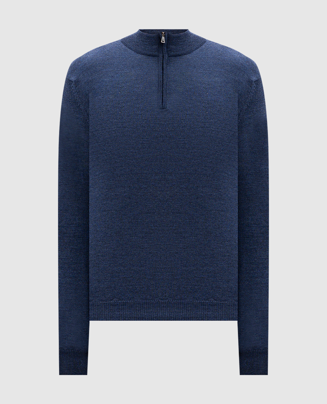 

Blue melange jumper made of merino wool Cashmere&Whiskey