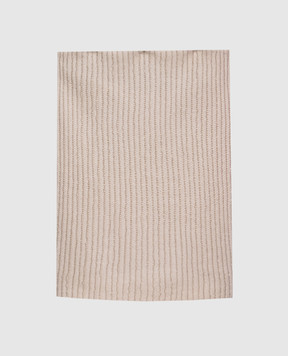 Brunello Cucinelli Beige cashmere mini skirt M12123000Py
