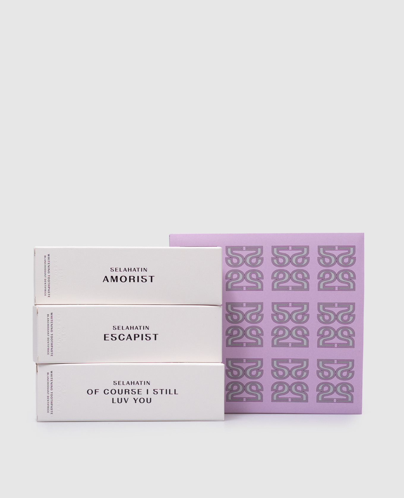 

Love Poems Toothpaste Set Selahatin, Violet