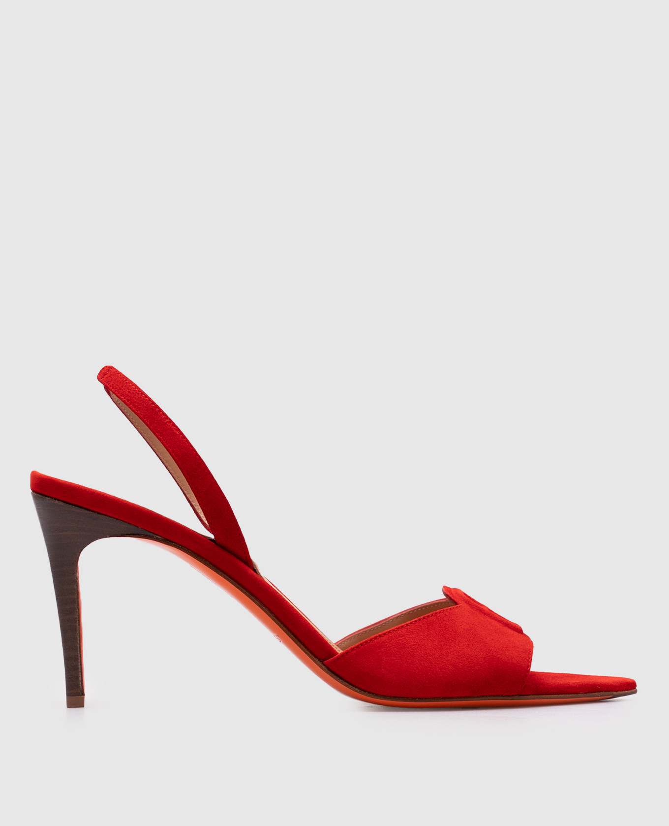 

Red suede sandals Santoni