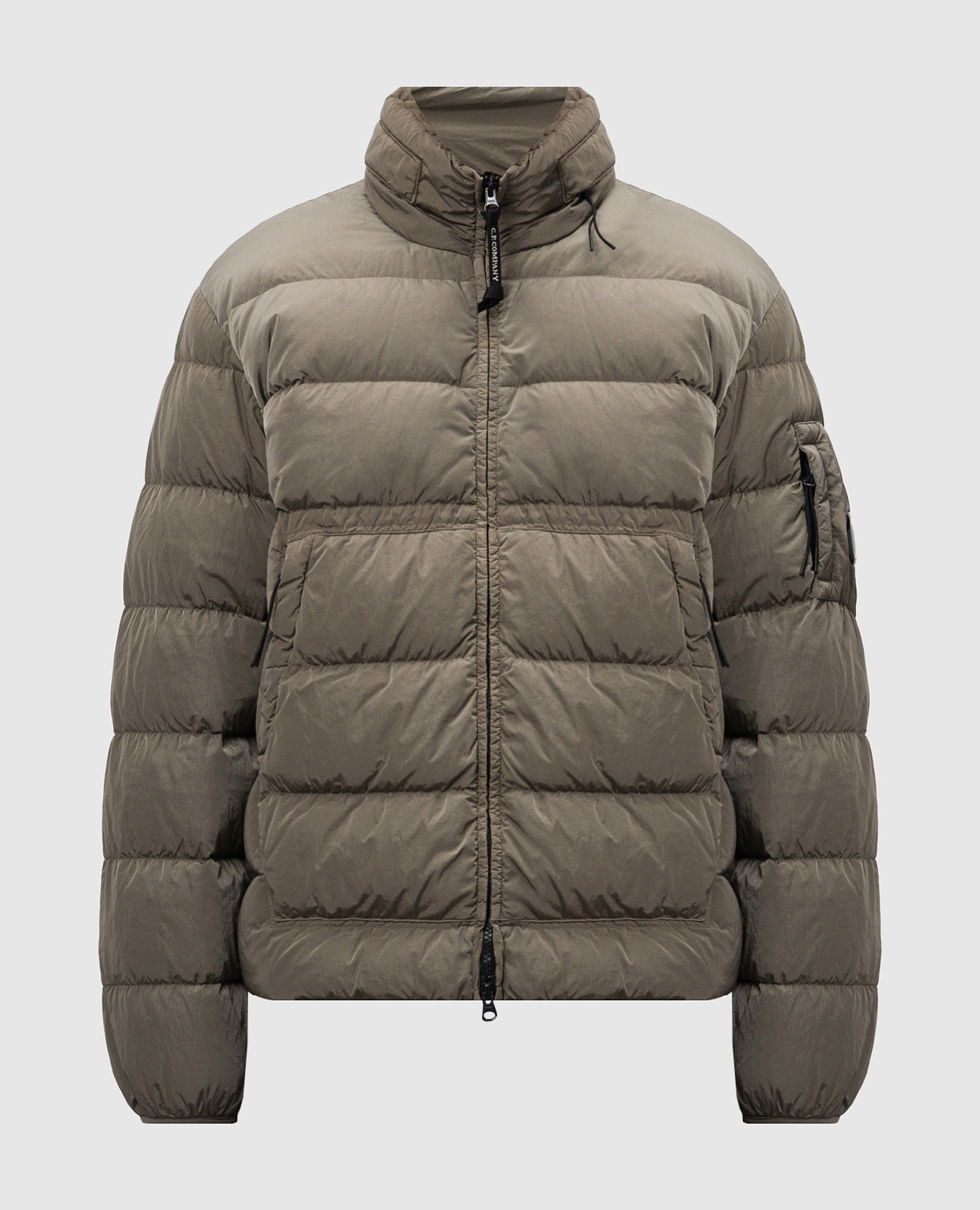 C.P. Company Chrome-R down jacket in khaki color