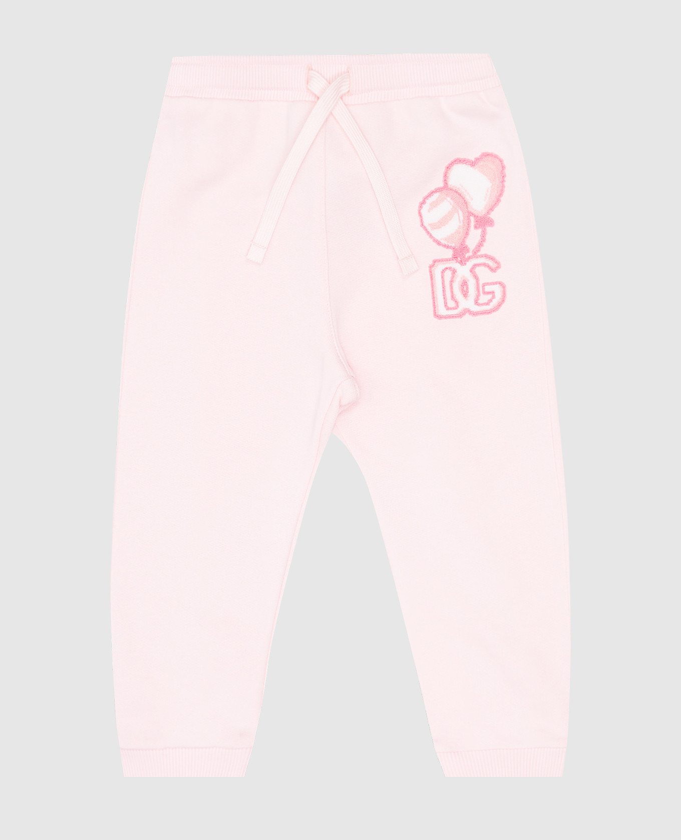 

Kids' pink joggers with monogram logo Dolce&Gabbana