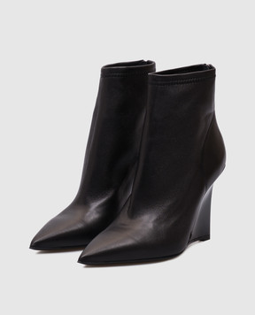 Babe Pay Pls Black leather ankle boots 4201080844
