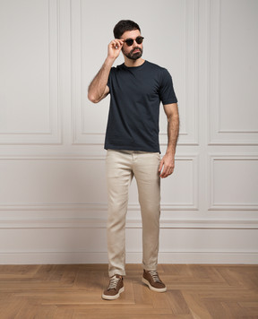 Cashmere&Whiskey Blue T-shirt TS645B2360714D
