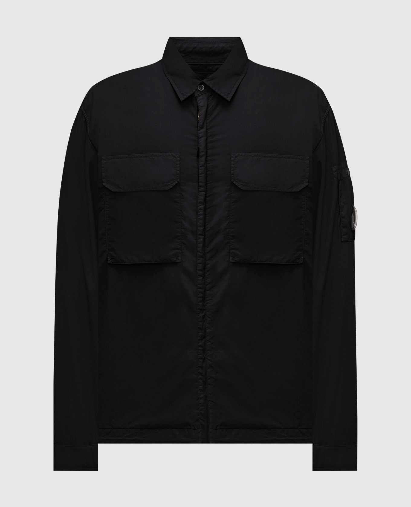 

Black jacket with logo patch C.P. Company