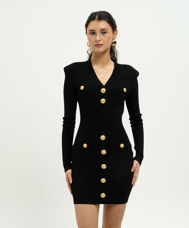 Mini robe texturée - Noir - FEMME | H&M CH