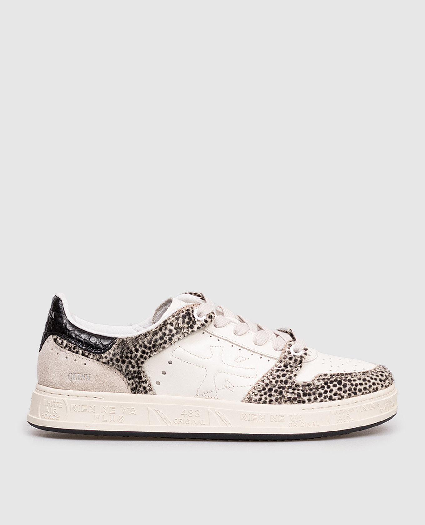 QUINND white leather sneakers with logo Premiata