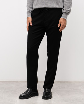 Canali Black wool pants AR03472V1659G