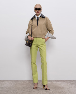 Bottega Veneta Light green trousers 657740V0BT0