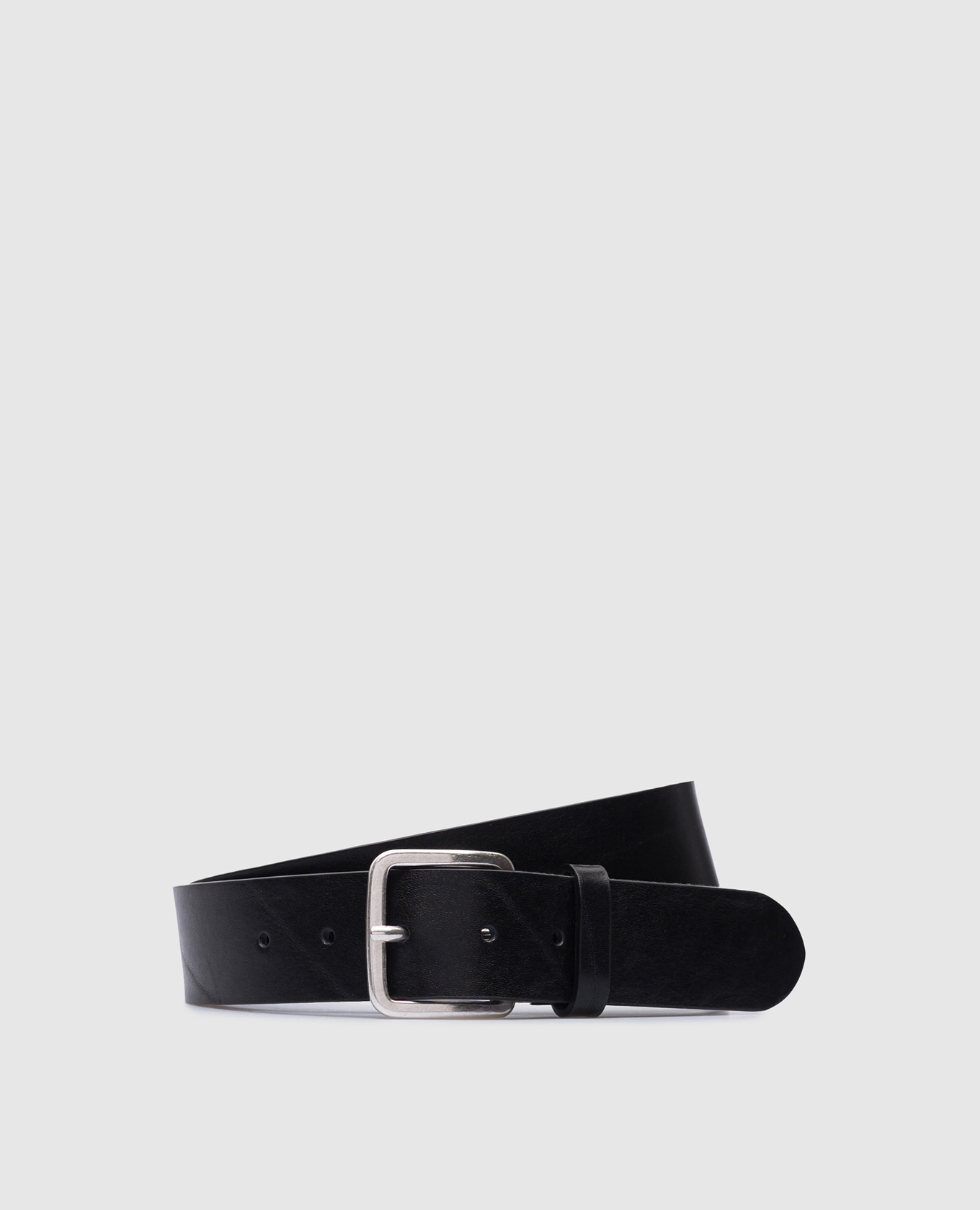 

Black leather strap with logo Gianni Chiarini