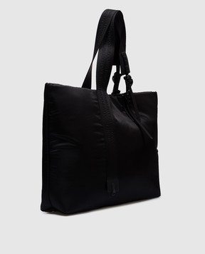 Innerraum Black OBJECT tote bag with textured elements I92BMBKPA00