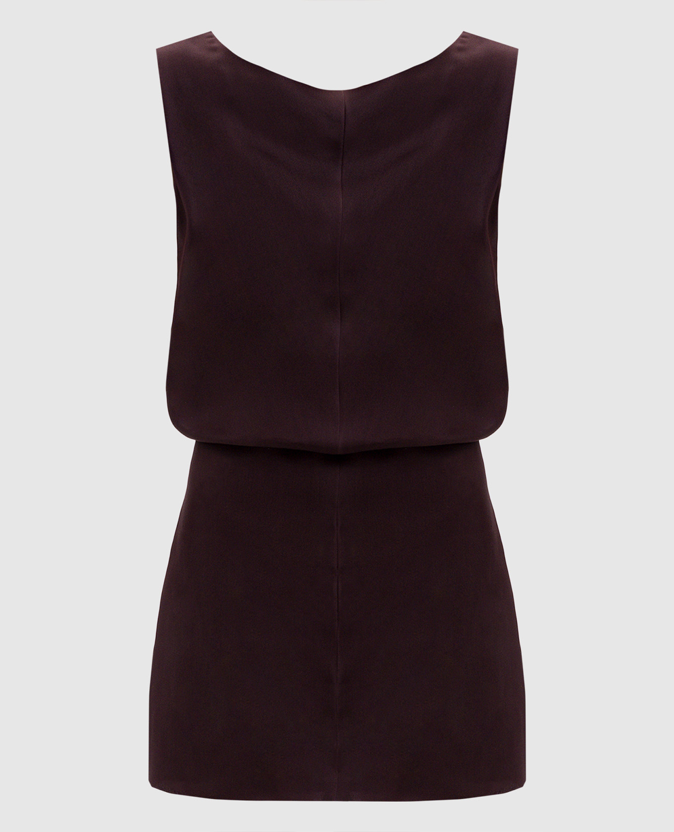 Burgundy silk Toma dress Khaite