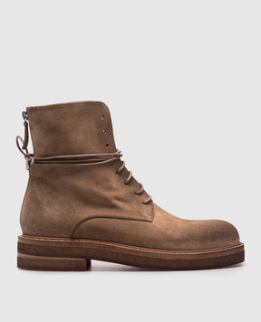 Marsell Beige suede Parrucca boots MW2952P024