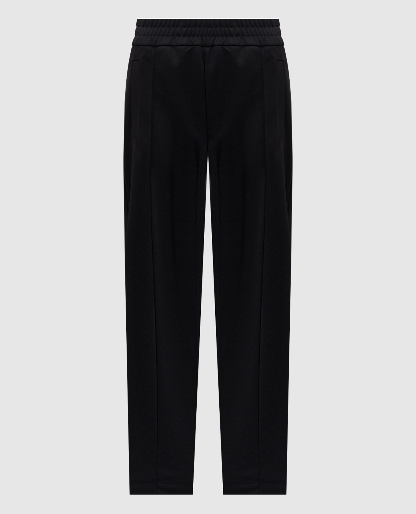 Black pants with logo print Palm Angels
