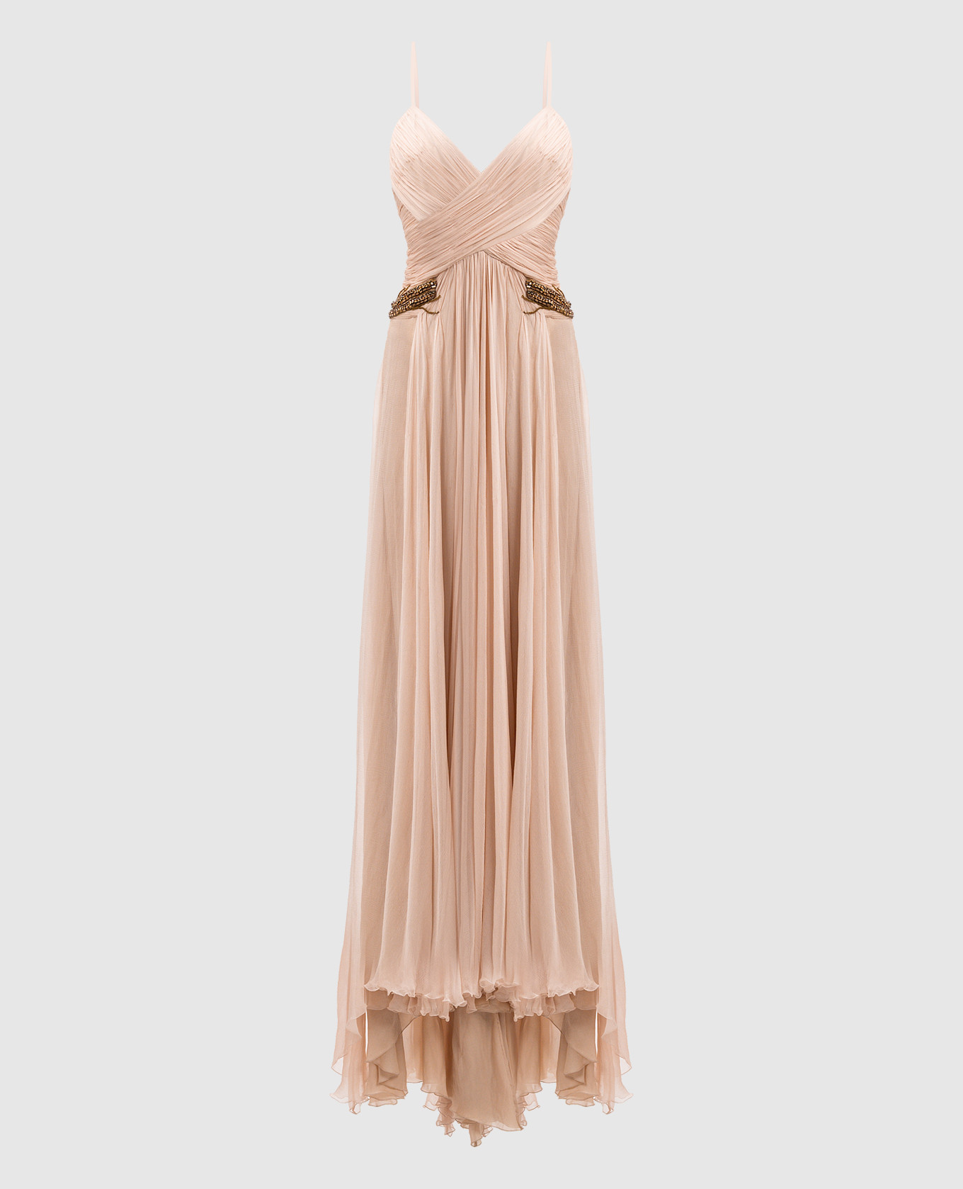 

Pink dress made of silk with crystals Roberto Cavalli