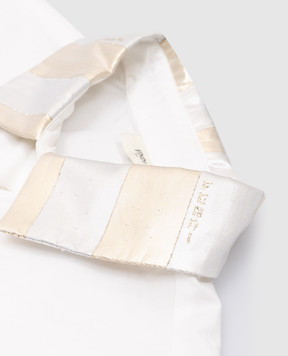 Fendi Children's white blouse with a logo JFC0301012