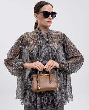 Dolce&Gabbana Brown leather Day Mini Marlene bag BB7744A3G19