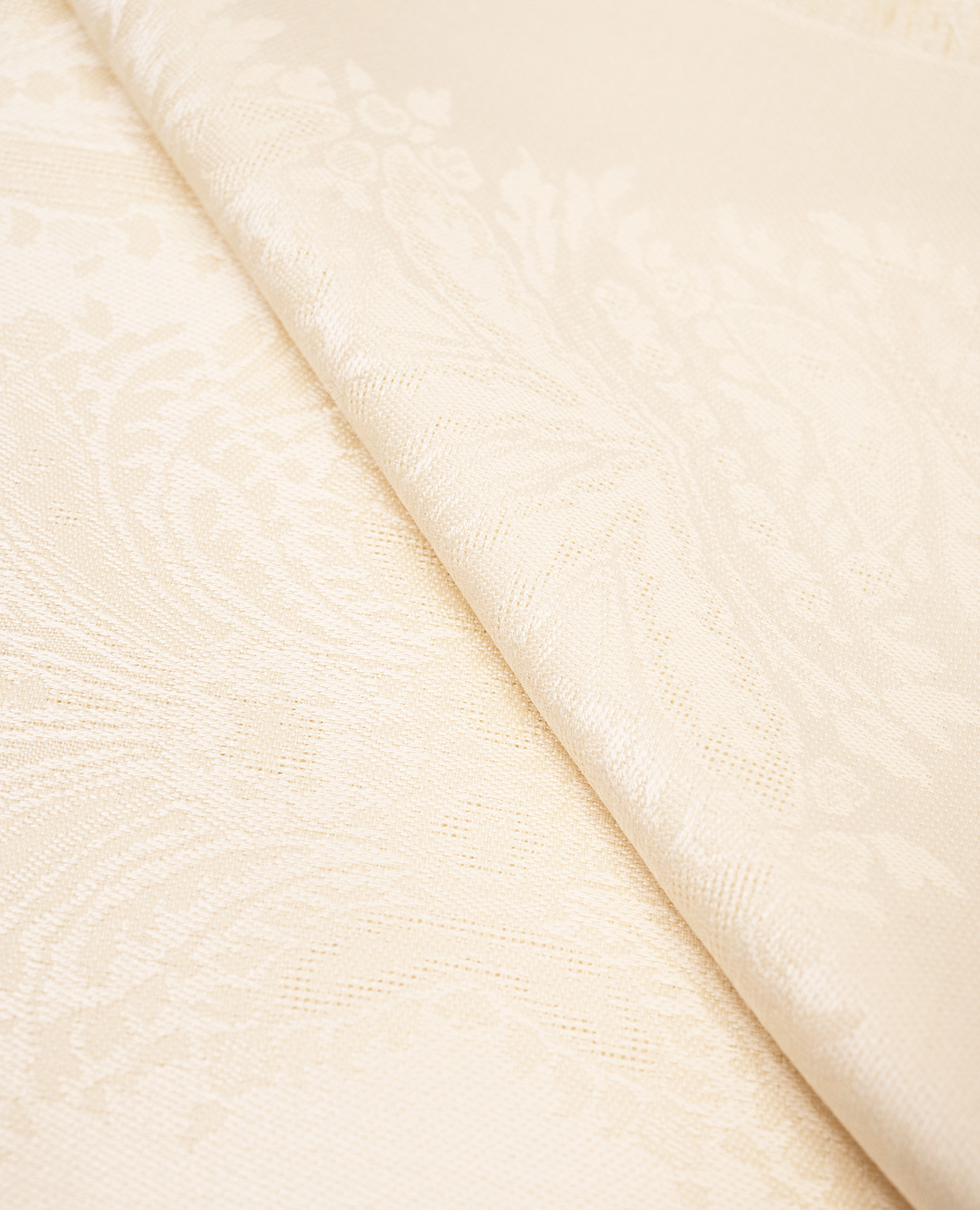 Beige silk and wool patterned scarf Etro 3