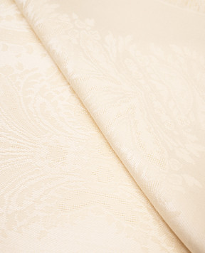 Etro Beige silk and wool patterned scarf WATA0010AQ215