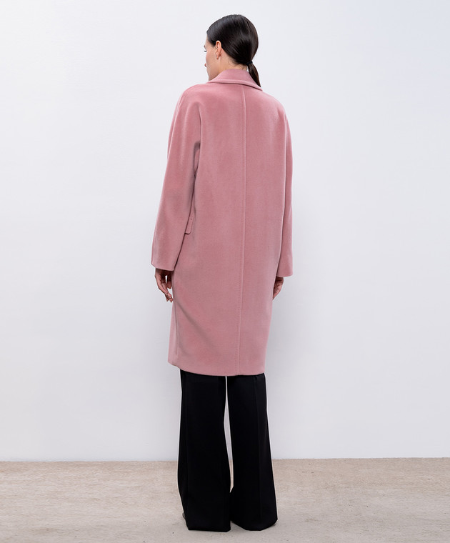 コート Mm Studio Pink Wool Cocco Coat Max Mara - COCCO pink double-breasted coat made of wool
