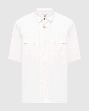 C.P. Company White shirt with logo MSH245A005691G
