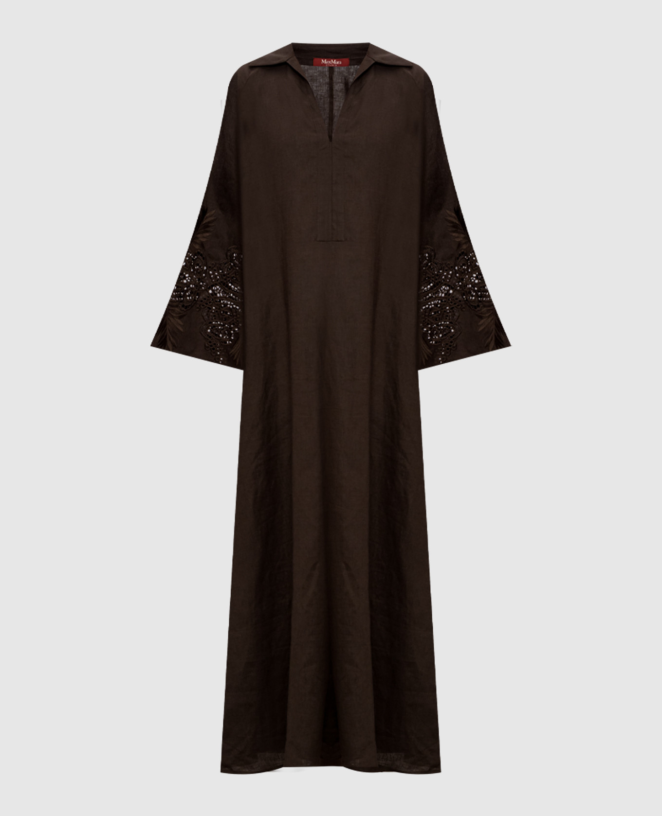 

Brown STRANO linen maxi dress Max Mara