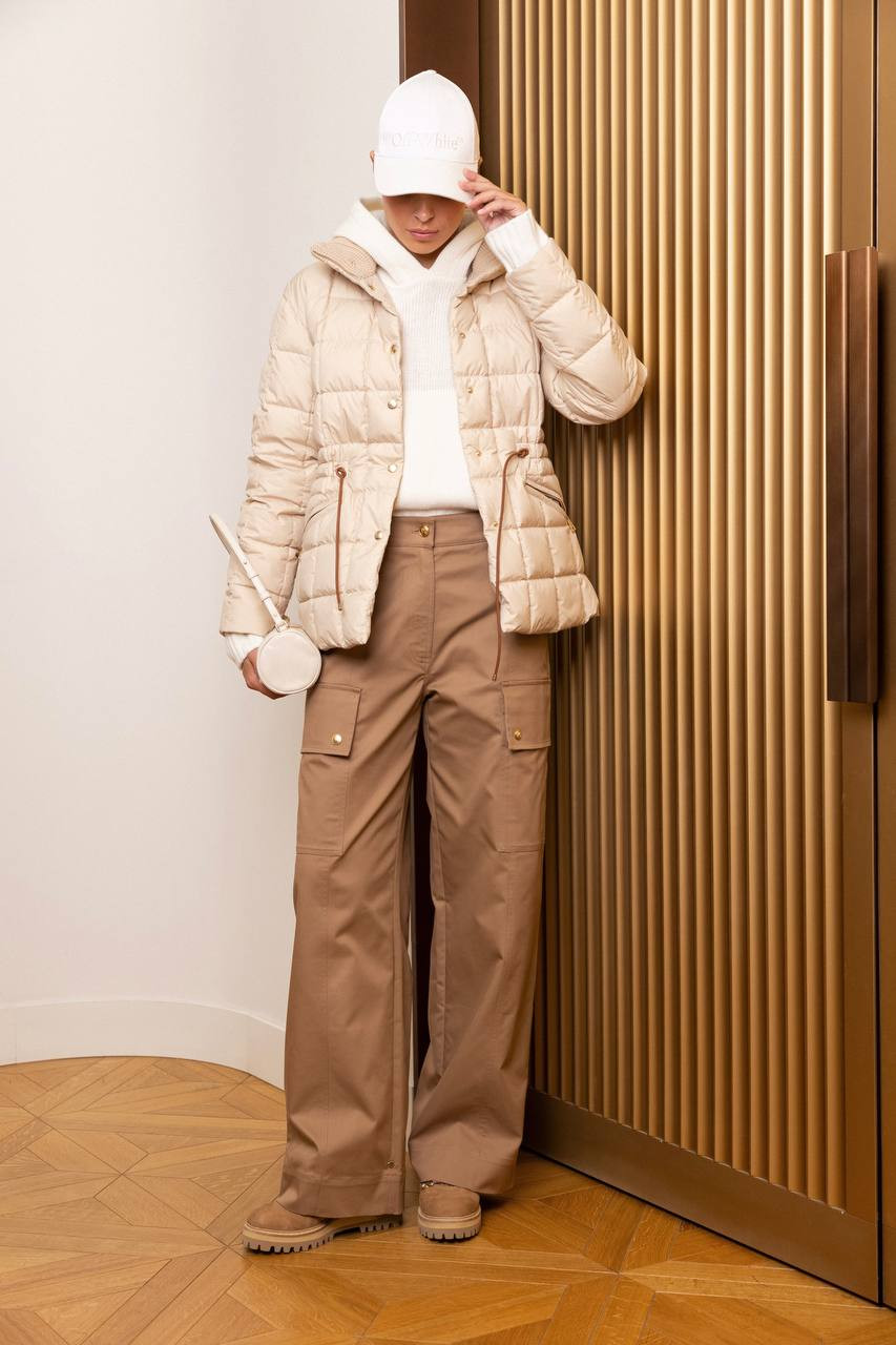 Brown cargo with logo Palm Angels 7