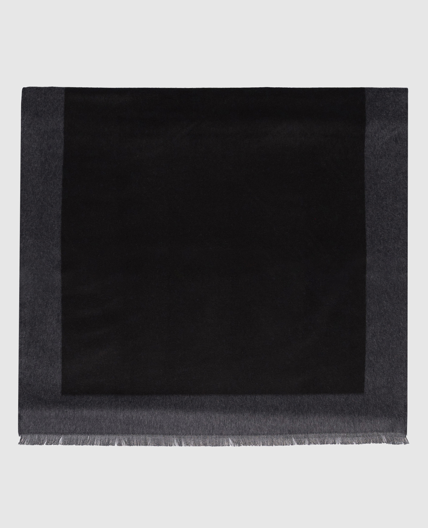 

Silk scarf with logo Saint Laurent, Black