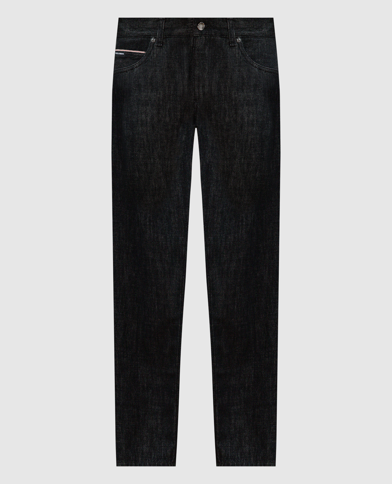 Black jeans with logo Dolce&Gabbana