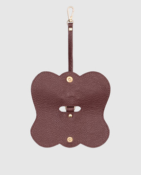 Babe Pay Pls Burgundy leather case for glasses 06186