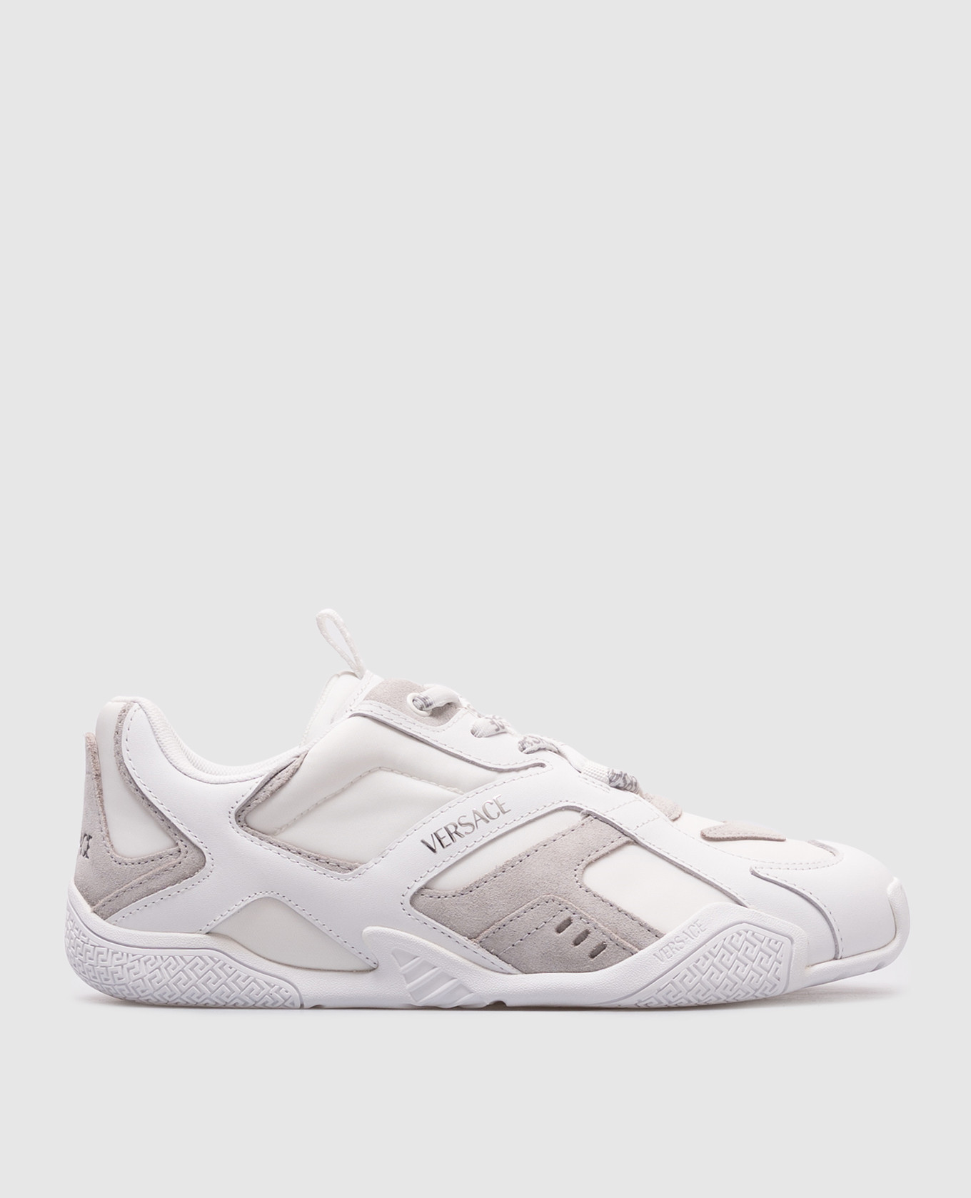 White Galaxia combination sneakers Versace