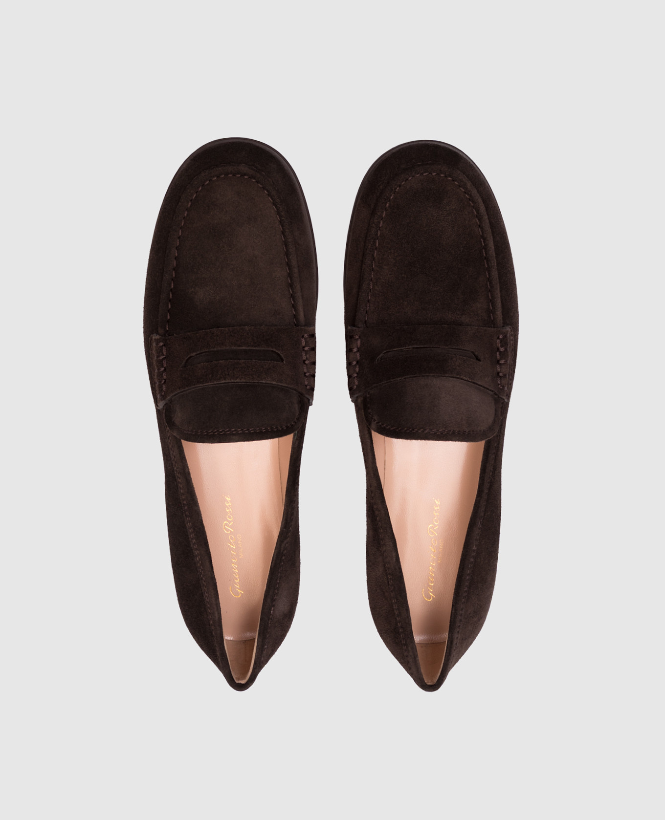 

Georgie brown suede loafers Gianvito Rossi