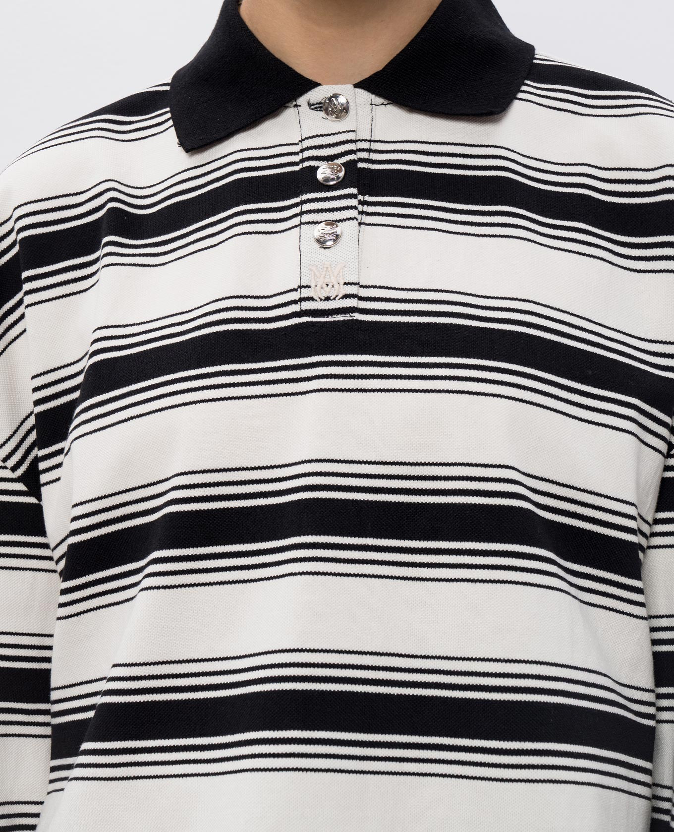 White striped polo shirt AMIRI 5