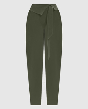 The Attico Khaki wool pants 251WCP00272WWW065AA