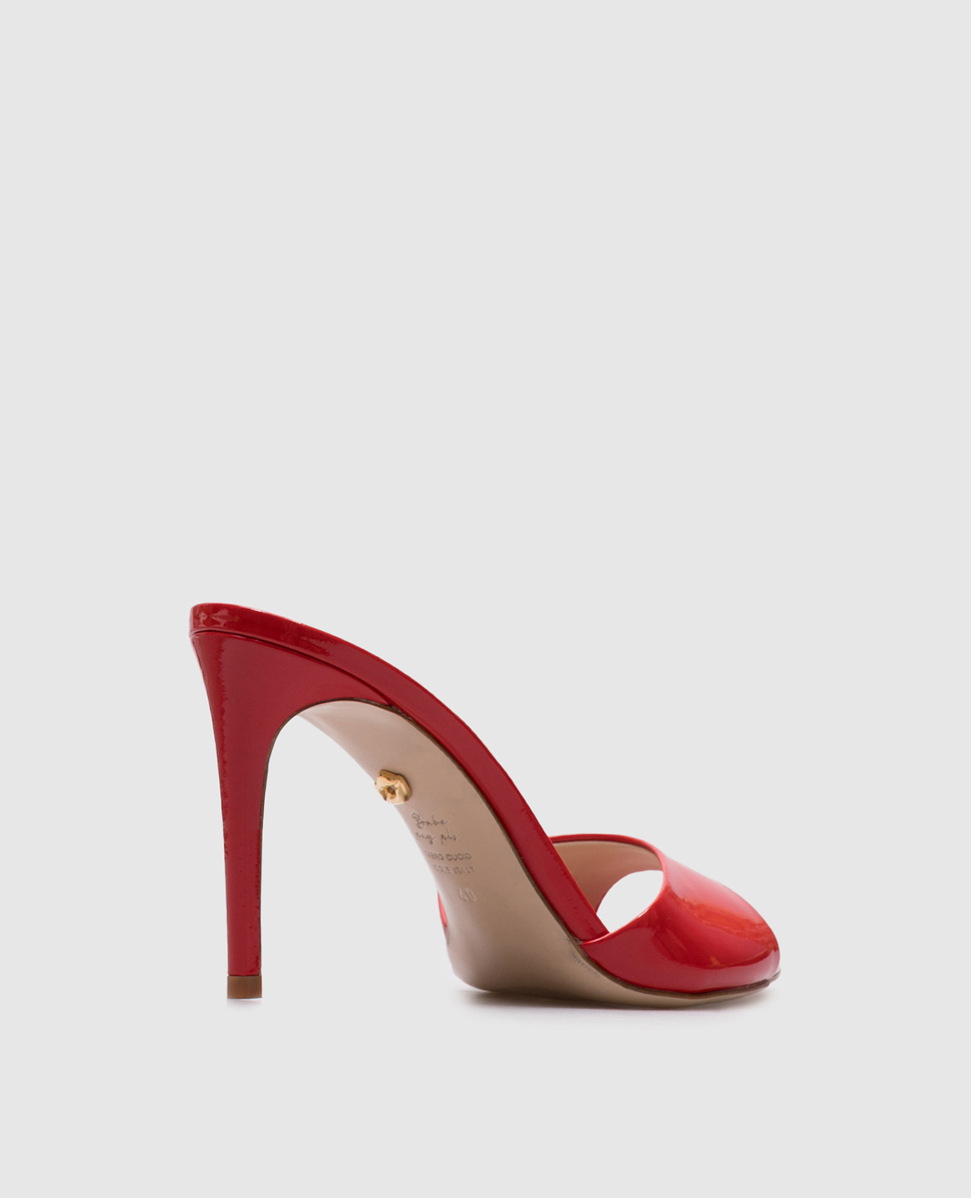 

Red patent leather mules Babe Pay Pls