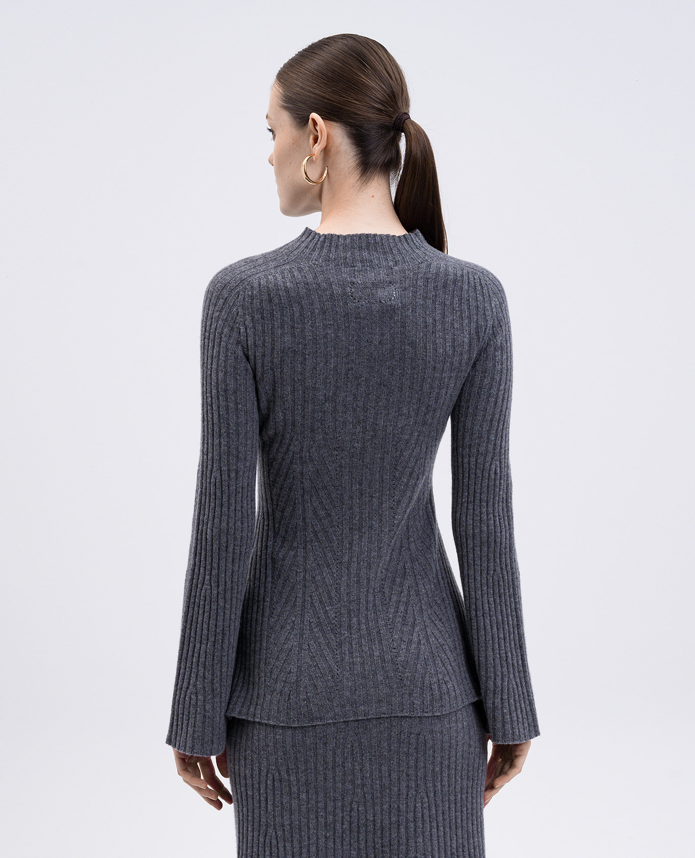 

Gray wool and cashmere jumper Twinset, Grey