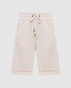 Peserico Beige shorts with lapels P04647J006906
