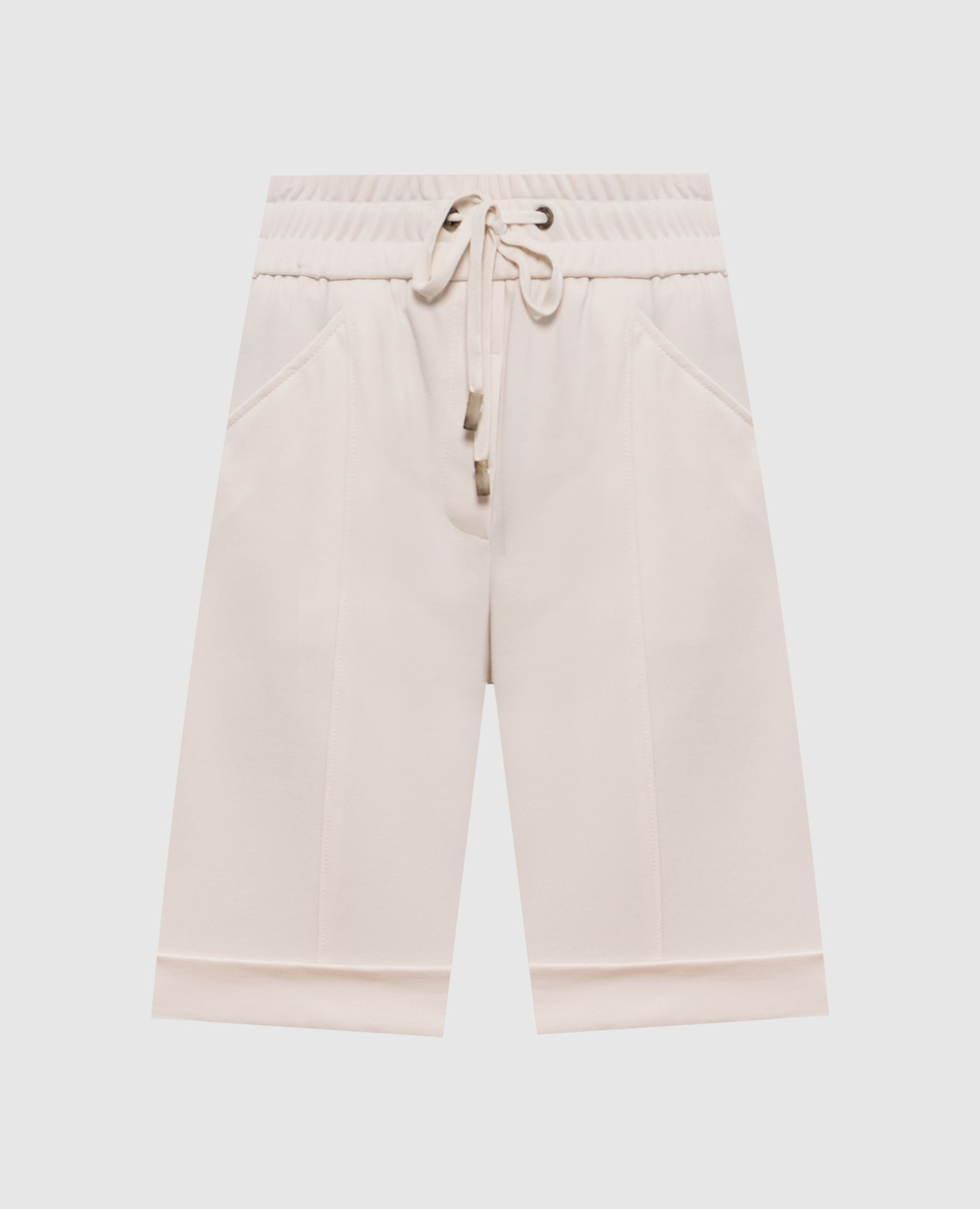 

Beige shorts with lapels Peserico